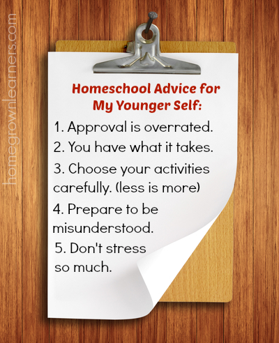 Homeschooling Advice for My Younger Self