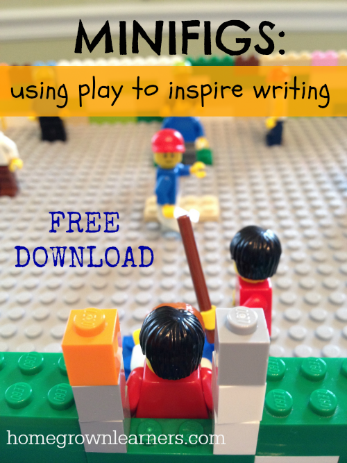 Free LEGO Minifig Writing Prompt Download - Summer Fun